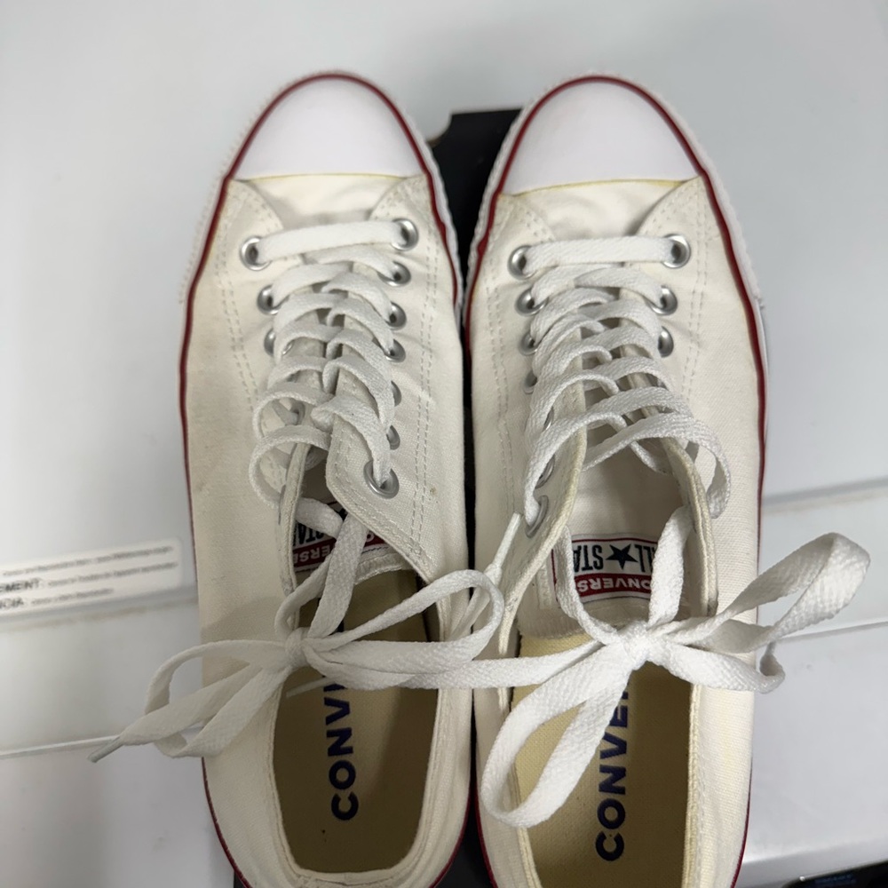 Converse White Chuck Taylor All Star Low Top - Unisex (Mens 8.5/Womens 10.5) - Picture 8 of 8